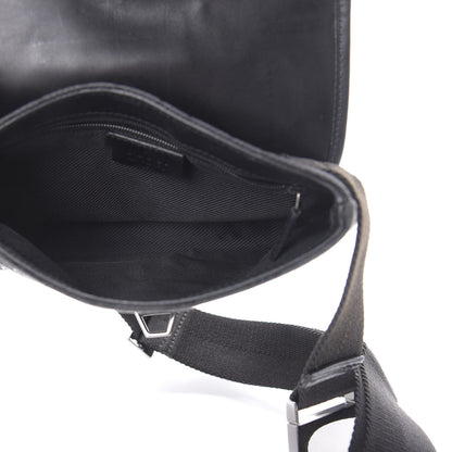 Gucci GG Monogram Web Flight Belt Bag Black 4 of 9