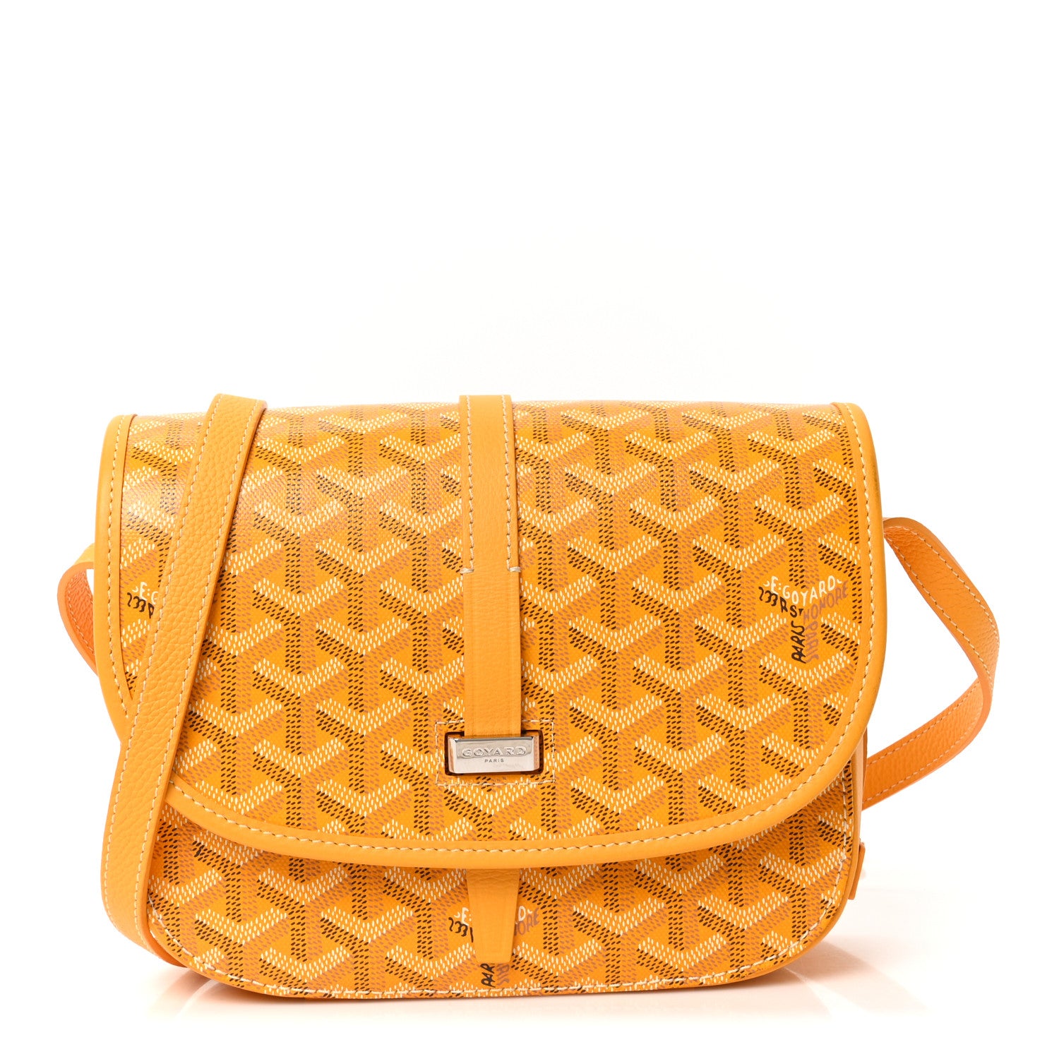 Goyard Goyardine Belvedere II PM Messenger Bag Yellow 1 of 9