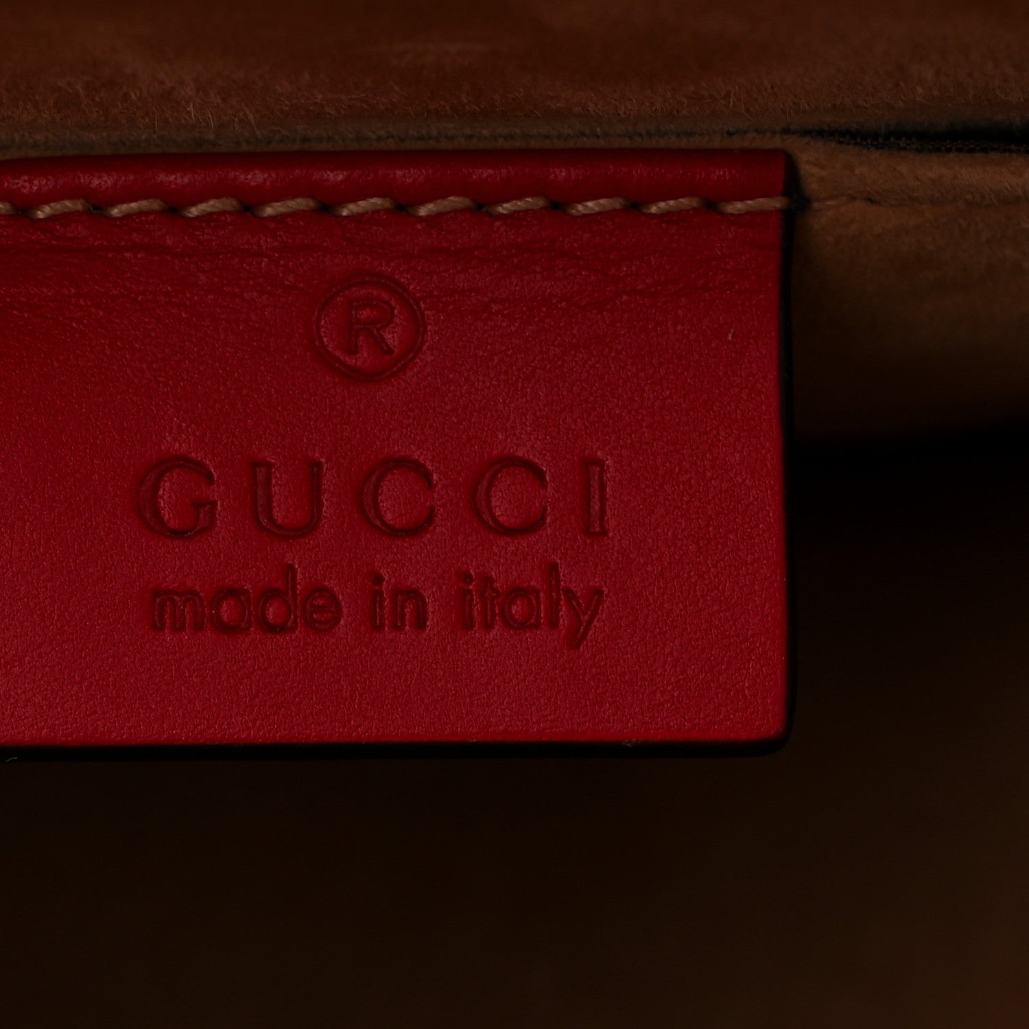 Gucci Calfskin Mini Sylvie Chain Shoulder Bag Hibiscus Red 6 of 10