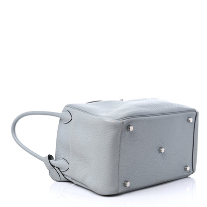 Hermes Taurillon Clemence Lindy 30 Bleu Glacier 3 of 12