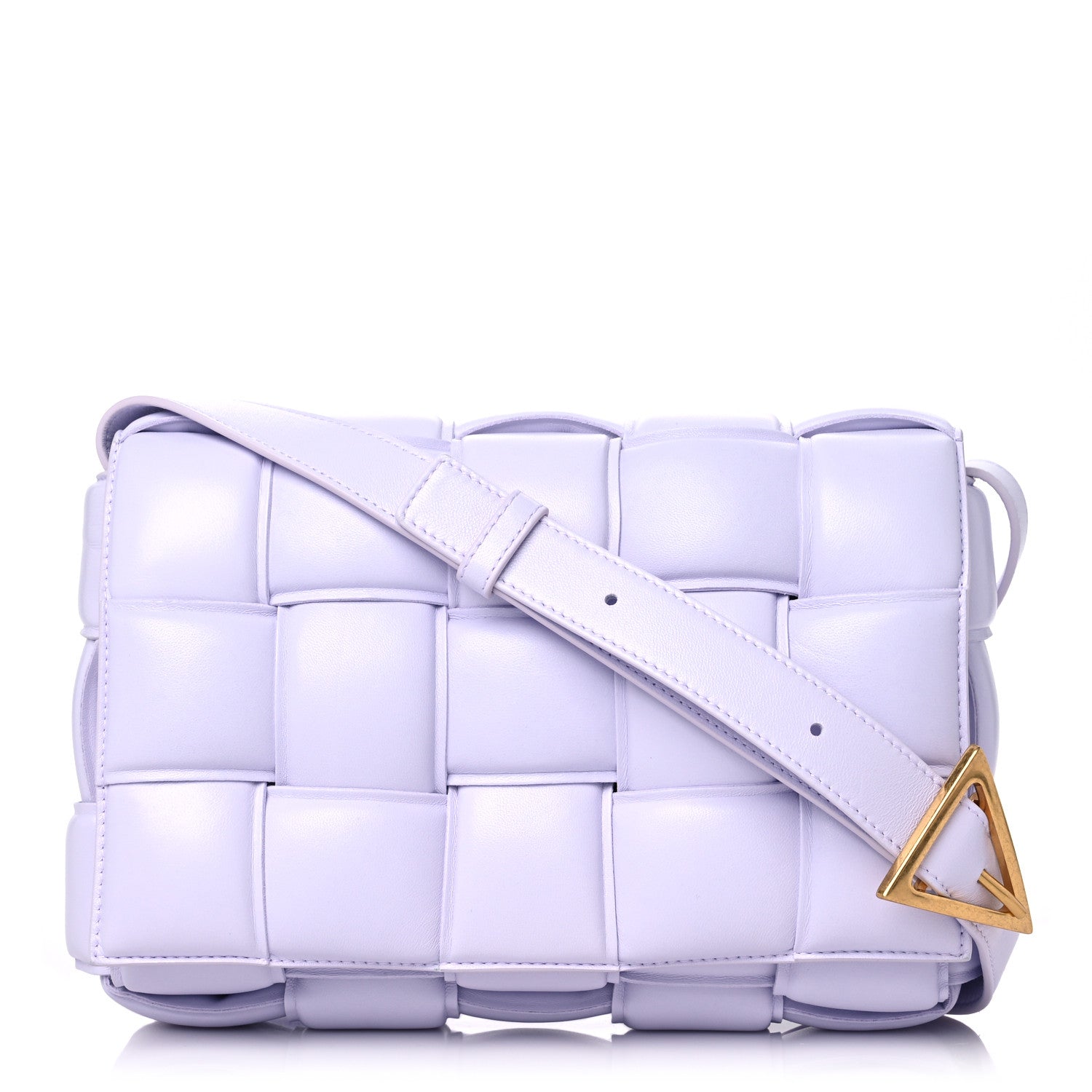 Bottega Veneta Nappa Maxi Intreccio Padded Cassette Crossbody Bag Chalk 1 of 8