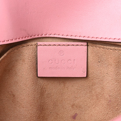Gucci Calfskin Matelasse Mini GG Marmont Shoulder Bag Wild Rose 6 of 16