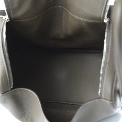 Hermes Taurillon Clemence Lindy 34 Etoupe 5 of 9