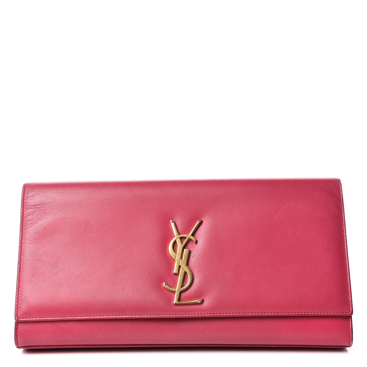 Calfskin Classic Monogram Cassandre Clutch Bubblegum