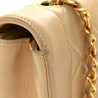 Chanel Lambskin Quilted Medium Single Flap Beige 12 of 13