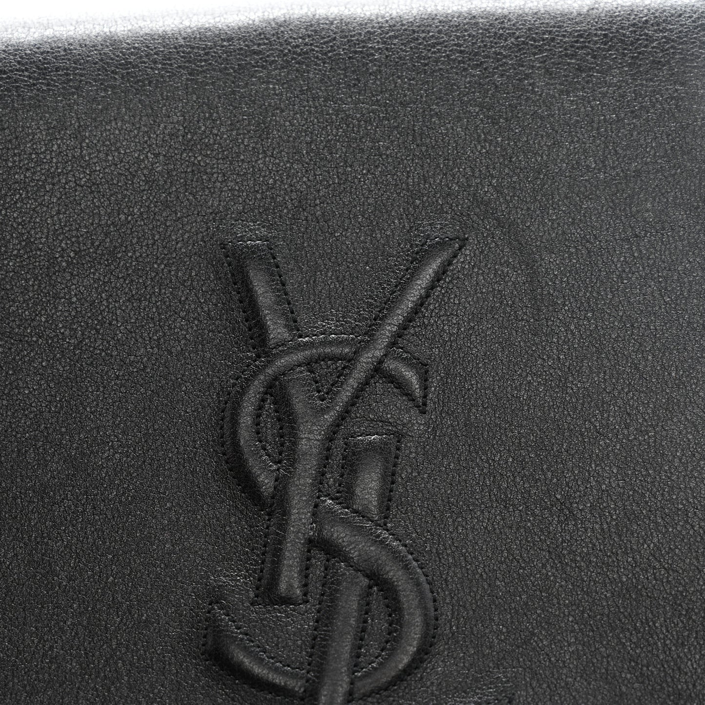 Calfskin Monogram Large Belle De Jour Clutch Black