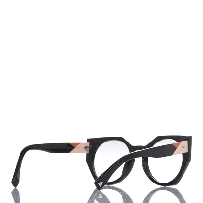 Fendi Acetate Facets Oversized Cat Eye Sunglasses FF 0151/S Black 4 of 9