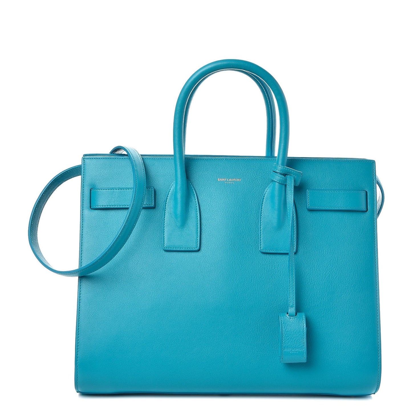 Calfskin Small Sac De Jour Turquoise