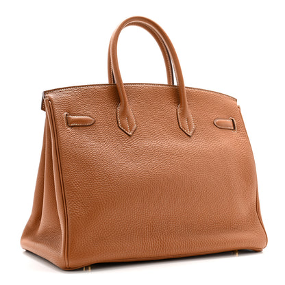 Hermes Togo Birkin 35 Gold 3 of 13