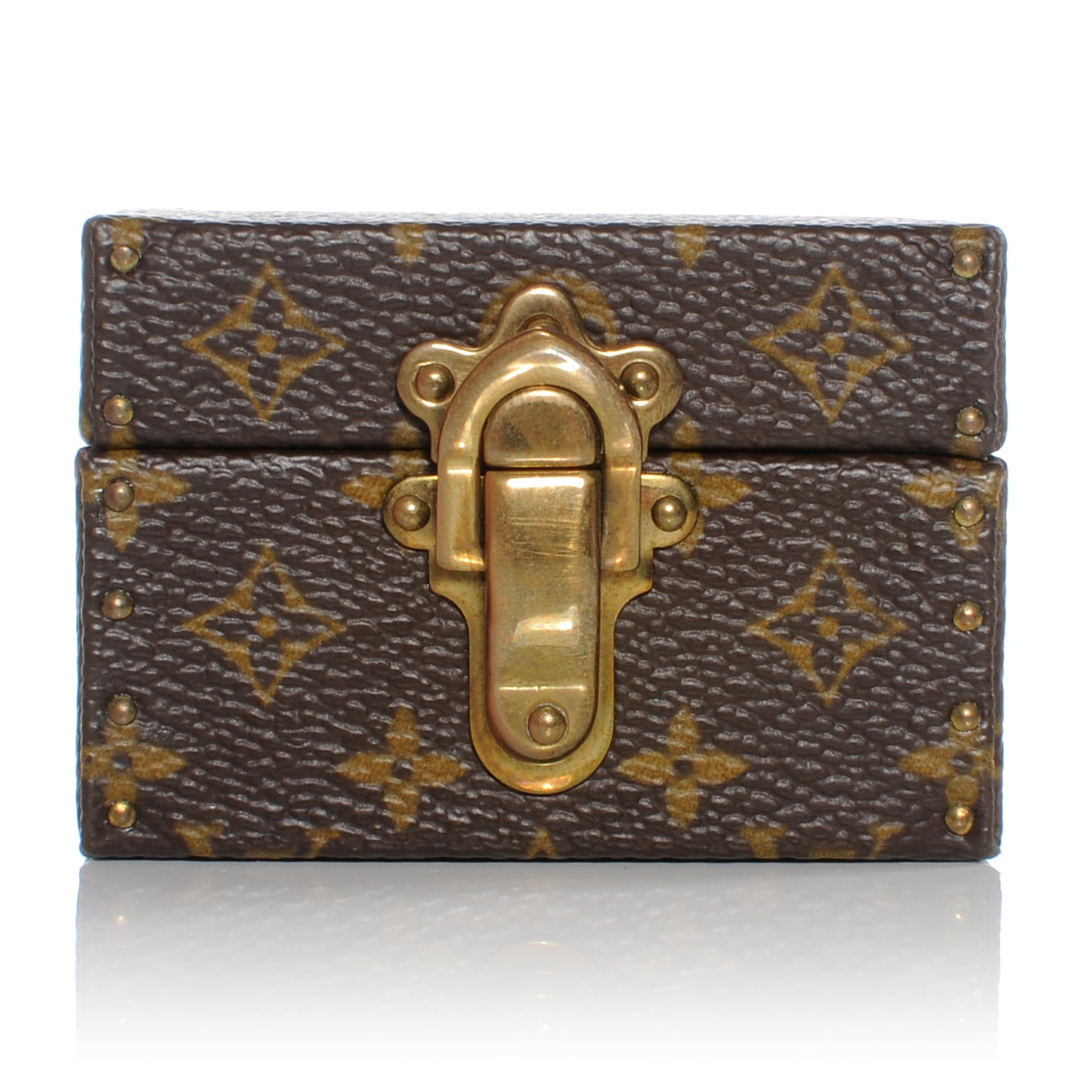 Louis Vuitton Monogram Ring Box Mini Trunk Case 1 of 5