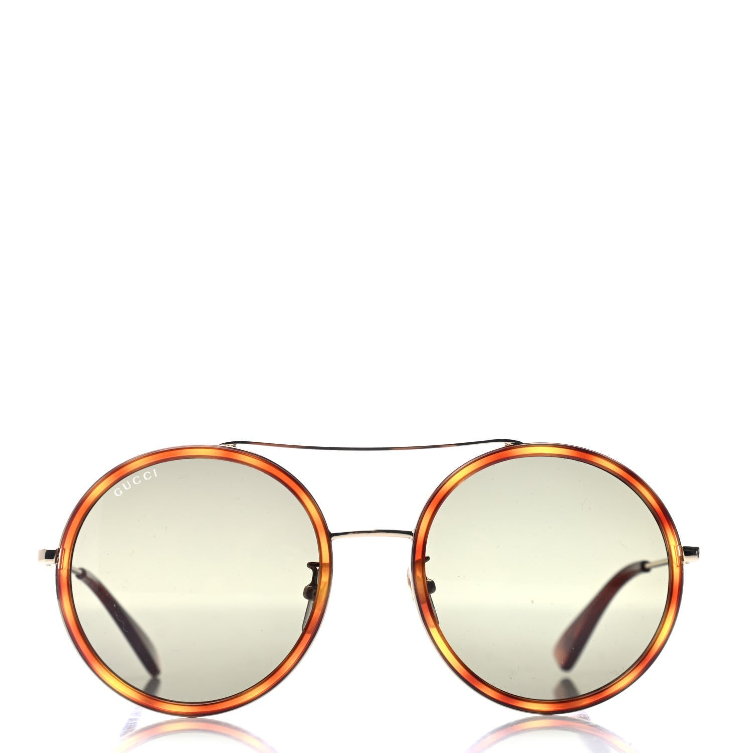 Gucci Round Sunglasses GG0061S Tortoise 2 of 4