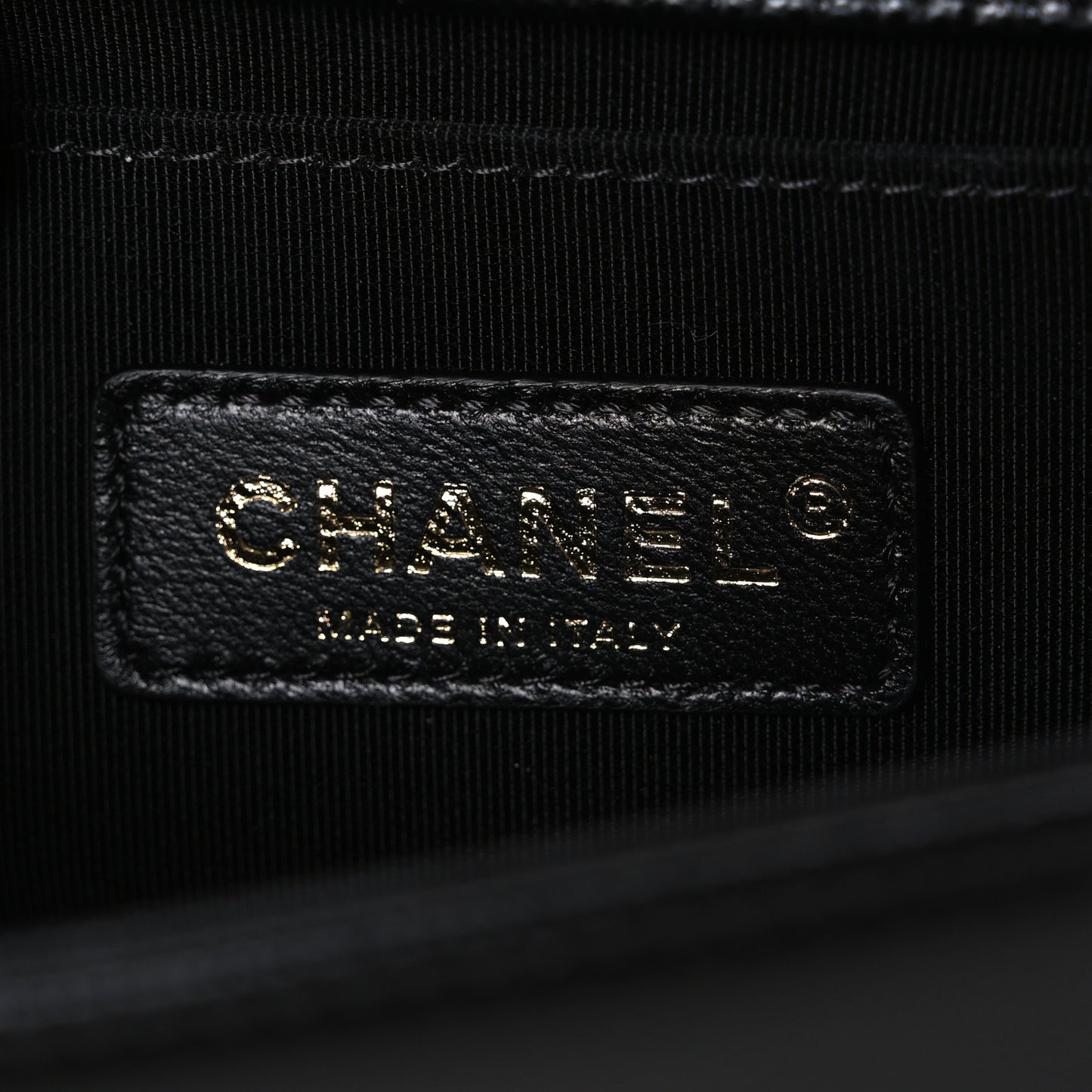 Caviar Quilted Small Boy Flap Black