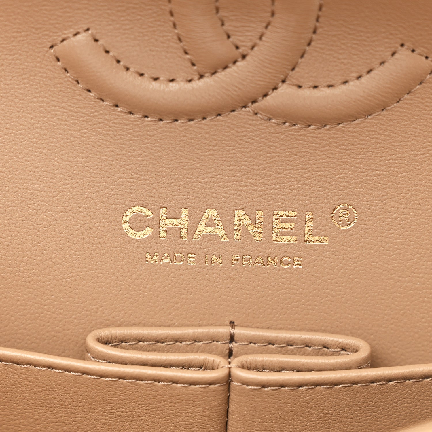 Chanel Lambskin Quilted Small Double Flap Brown 6 of 11