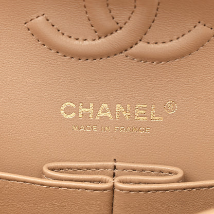 Chanel Lambskin Quilted Small Double Flap Brown 6 of 11