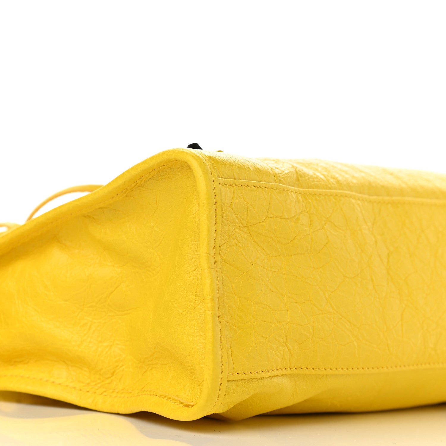 Balenciaga Agneau Classic Silver Hardware City S Jaune Soleil 8 of 9