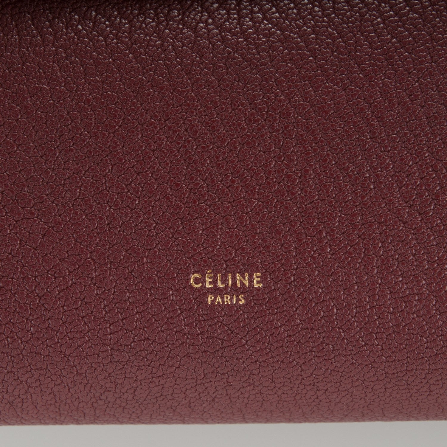 Celine Goatskin Smooth Calfskin Mini Belt Bag Burgundy 7 of 8