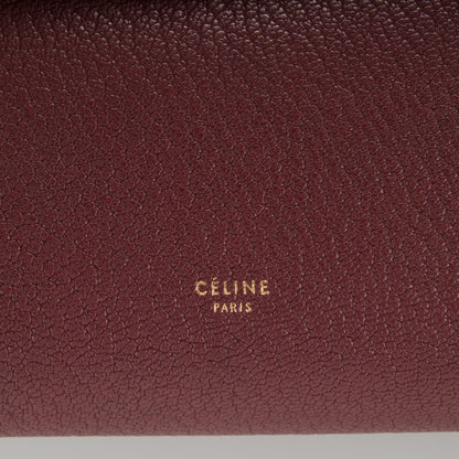 Celine Goatskin Smooth Calfskin Mini Belt Bag Burgundy 7 of 8