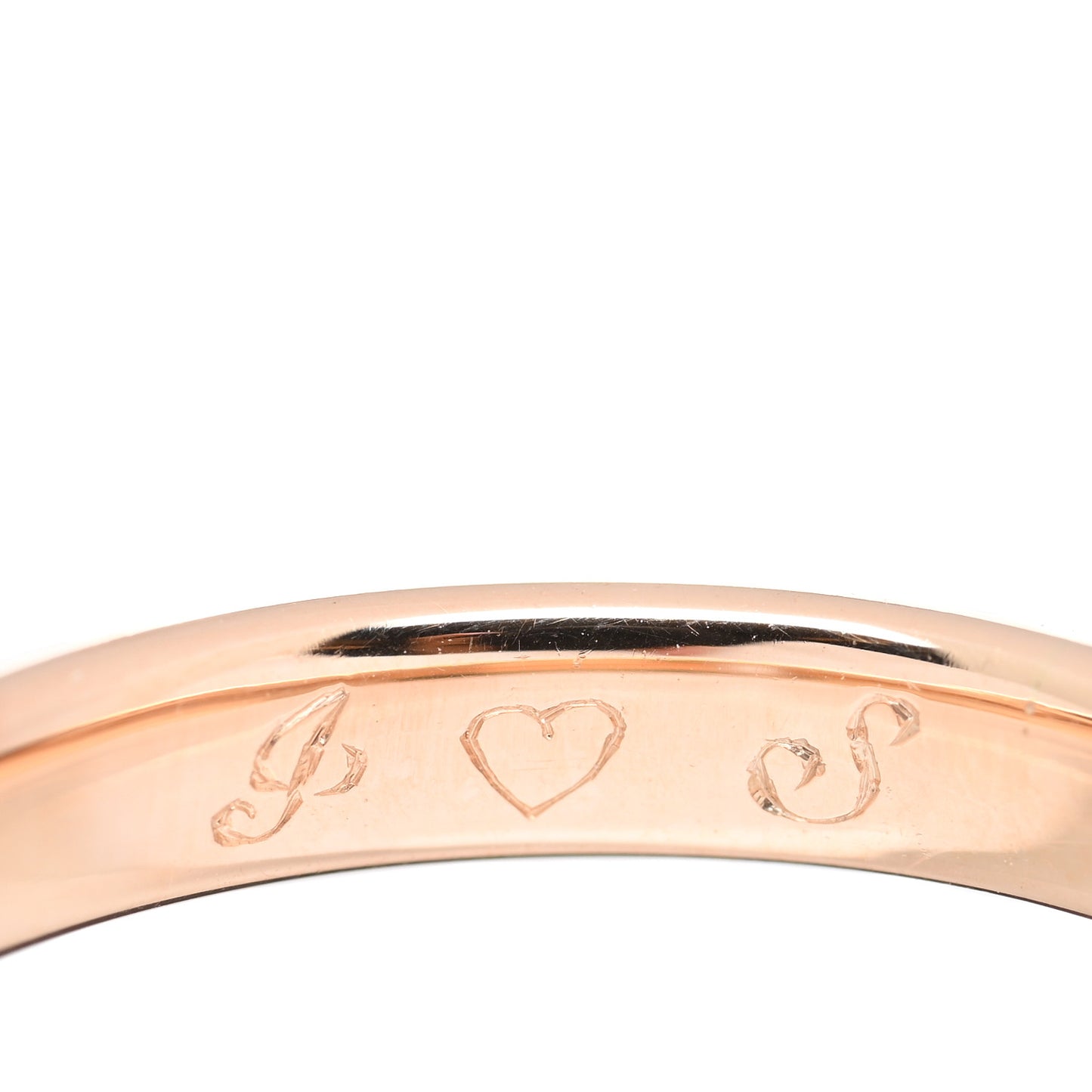 18K Rose Gold Diamond Charles Setting Satin Finish Ring 47 4