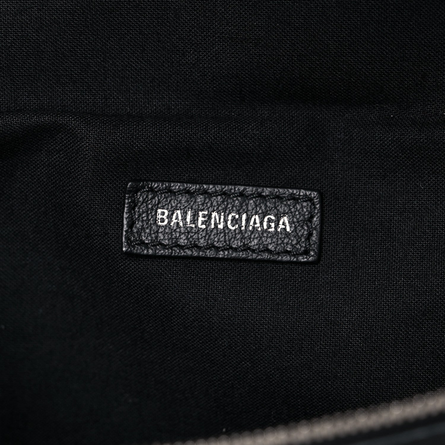 Balenciaga Smooth Calfskin Logo Large Everyday Beltpack Black 6 of 13