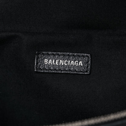 Balenciaga Smooth Calfskin Logo Large Everyday Beltpack Black 6 of 13