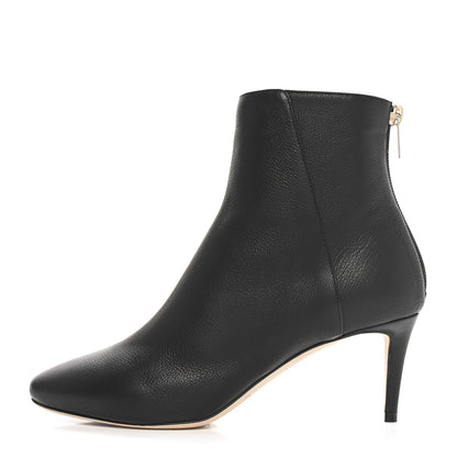 Jimmy Choo Grainy Calfskin Duke 65 Booties 38 Black 1 of 9