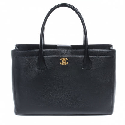 Chanel Calfskin Cerf Executive Shopper Tote Black 1 of 11