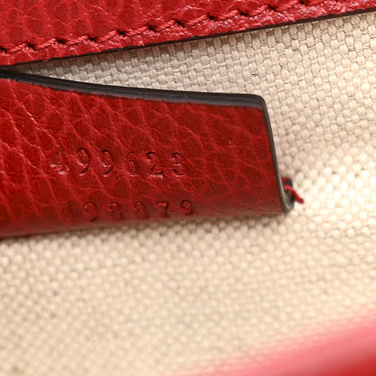 Gucci Dollar Calfskin Enamel Dionysus Shoulder Bag Hibiscus Red Electric Blue 7 of 13