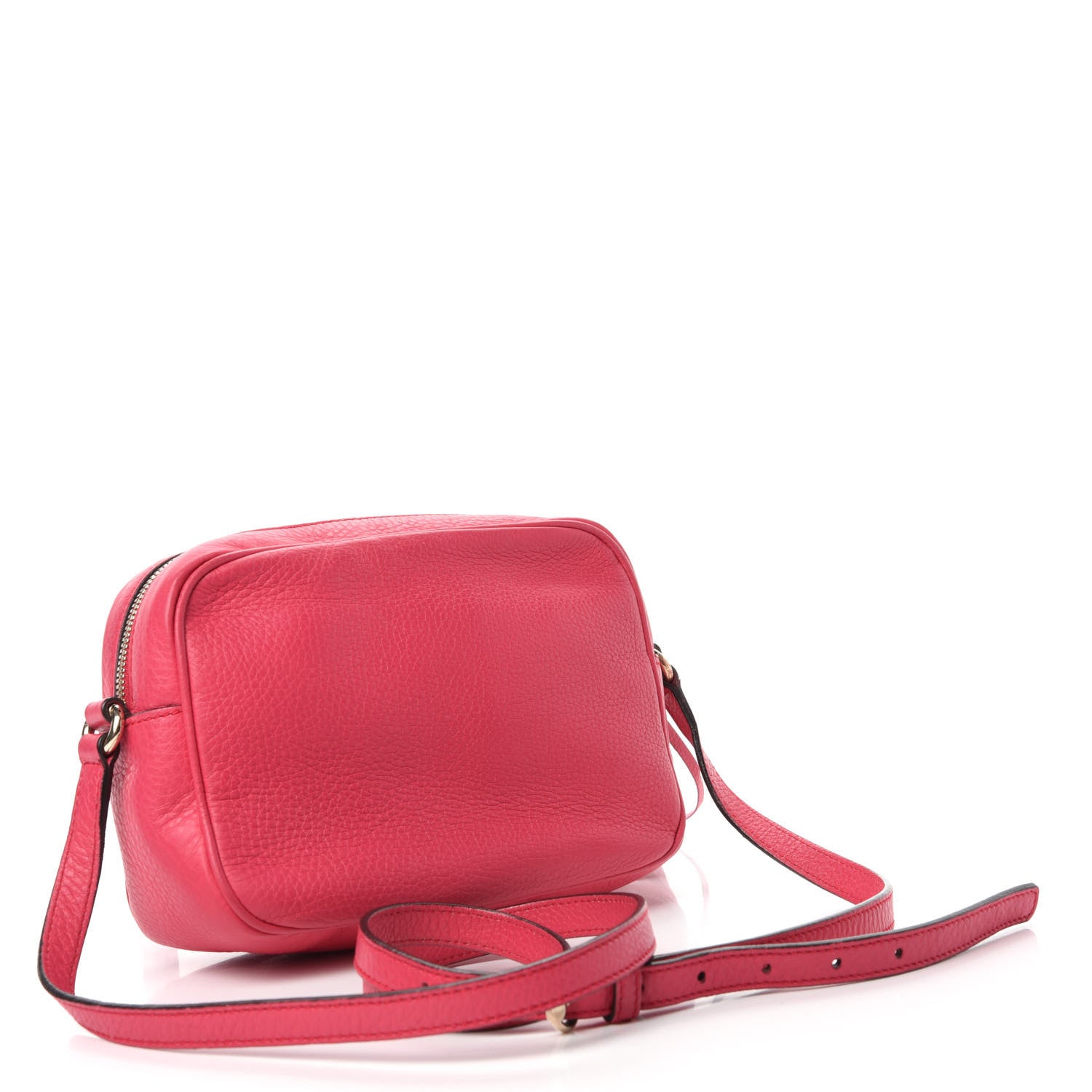Gucci Pebbled Calfskin Small Soho Disco Bag Pink 3 of 10