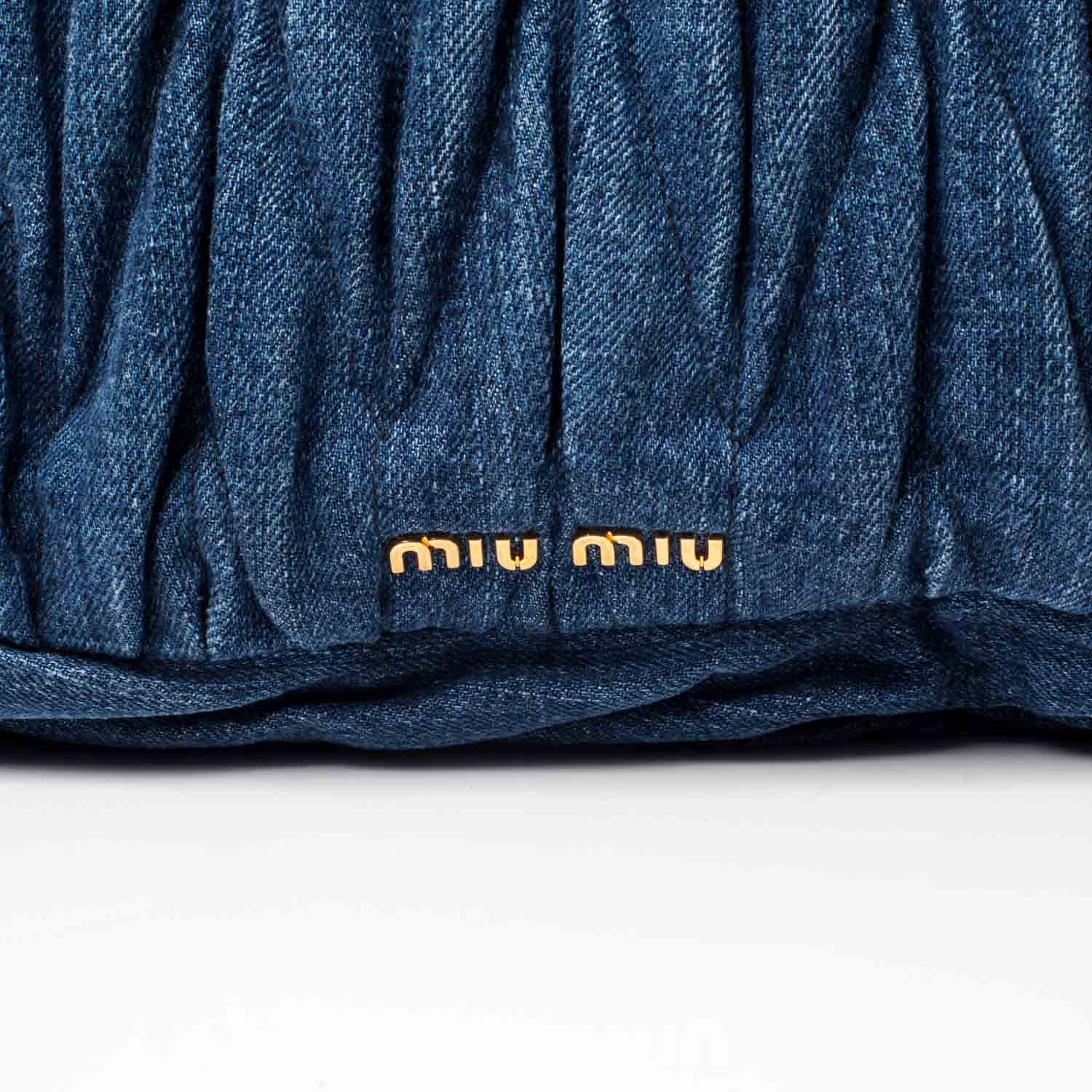 Miu Miu Denim Matelasse 6 of 11