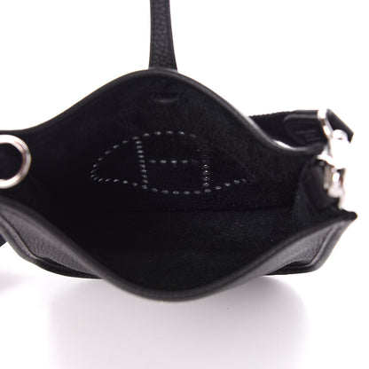 Hermes Taurillon Clemence Evelyne TPM Black 5 of 10