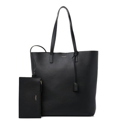 Saint Laurent Calfskin Medium Shopper Tote Black 1 of 11