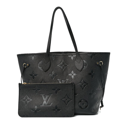 Louis Vuitton Empreinte Monogram Giant Neverfull MM Black 1 of 10