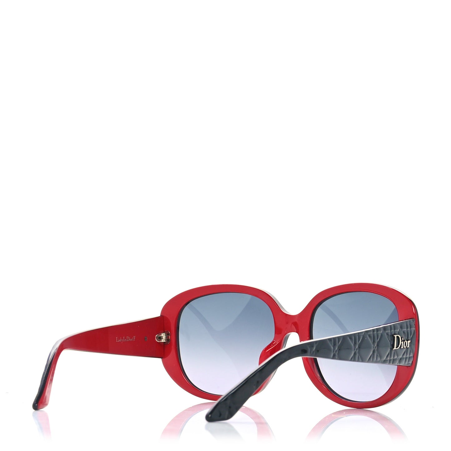 Resin Cannage Lady In Dior 1 F Sunglasses Black Red