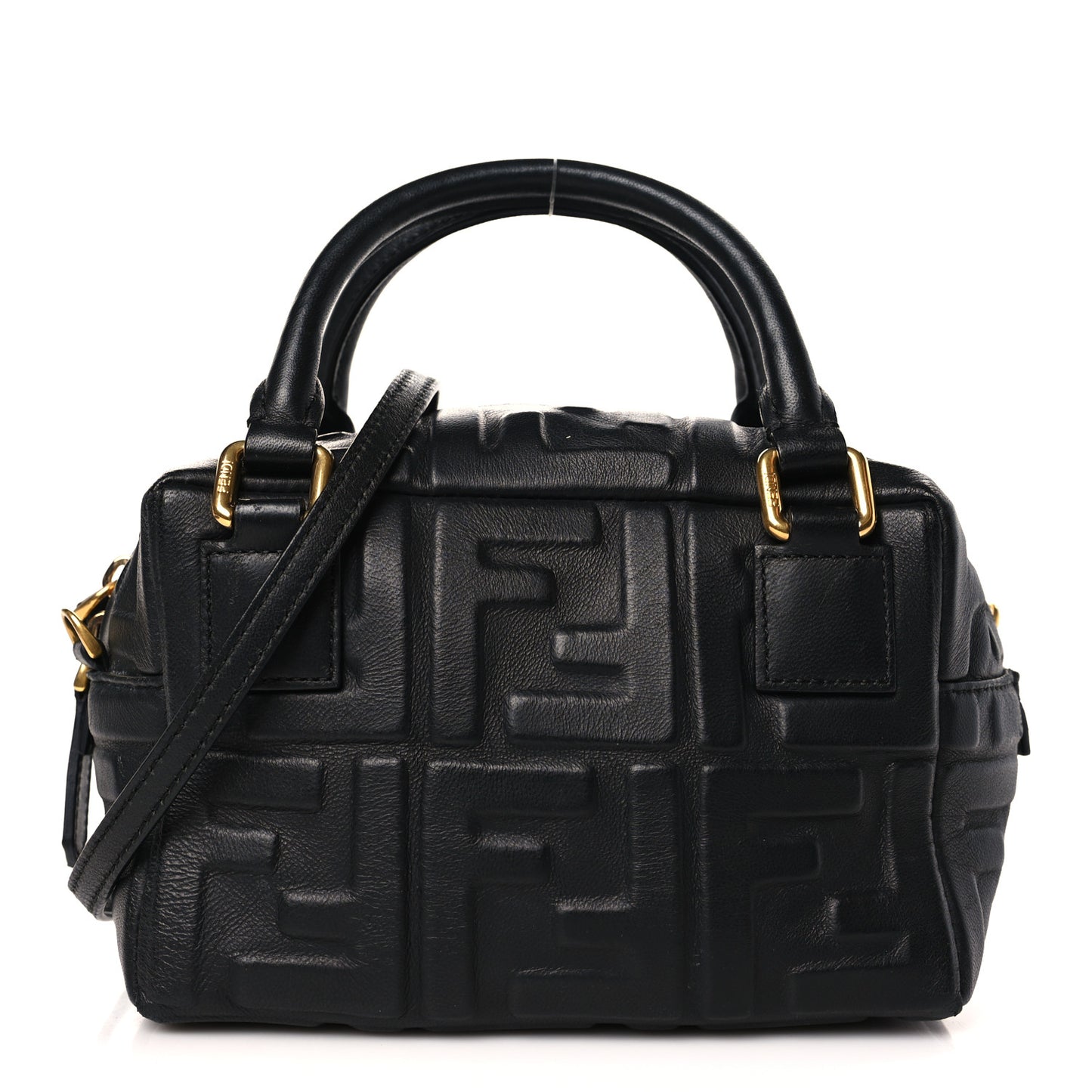 Nappa FF 1974 Embossed Mini Boston Black