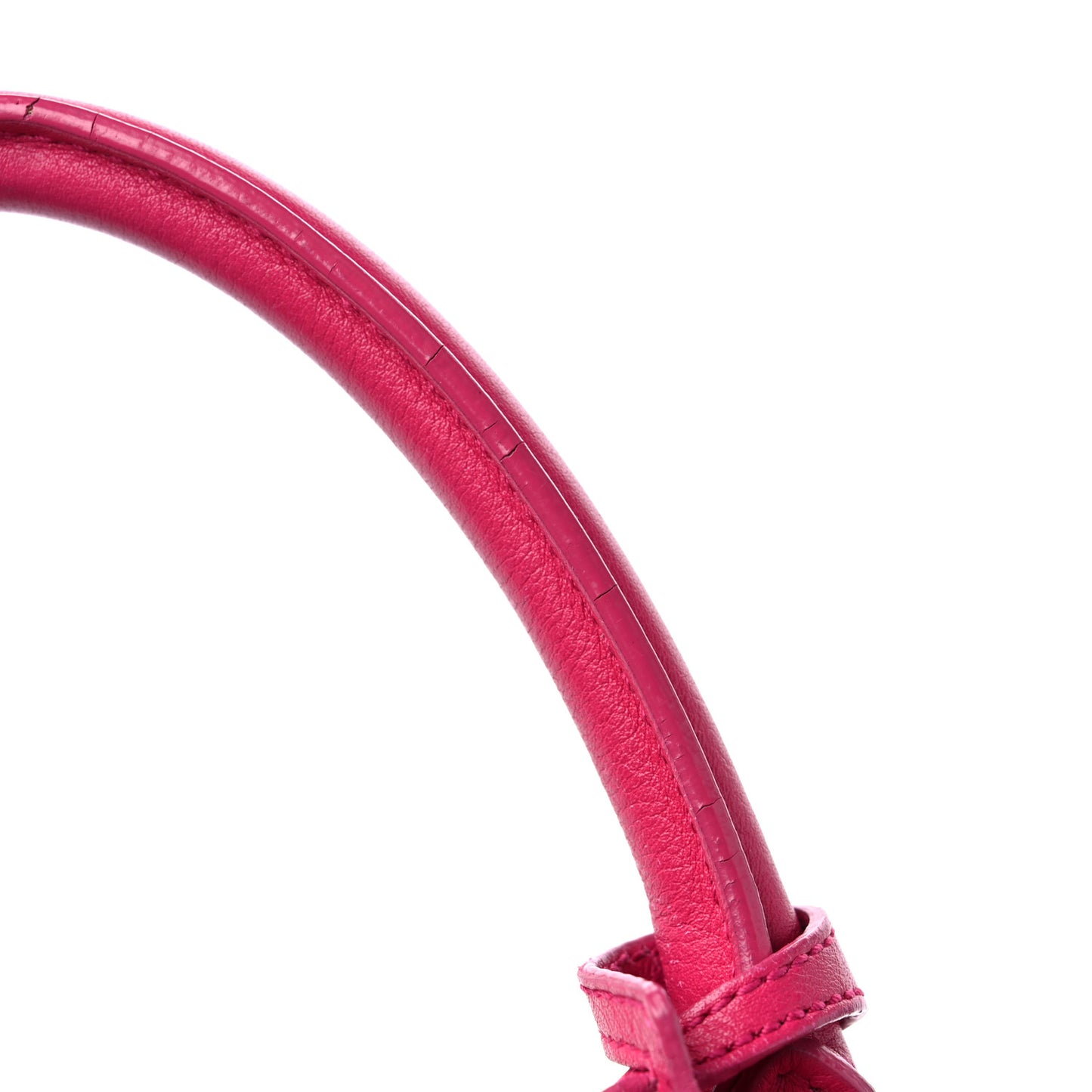 Calfskin Small Monogram Cabas Fuchsia