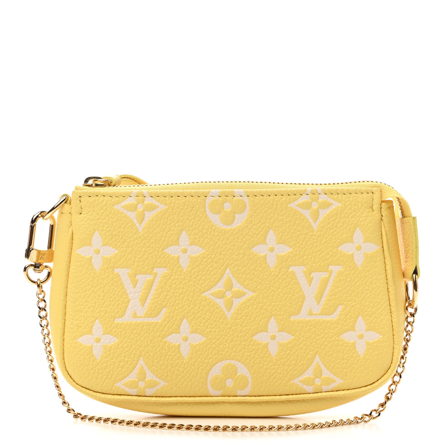 Louis Vuitton Empreinte Monogram Mini Pochette Accessories Lemon Curd Yellow 1 of 7