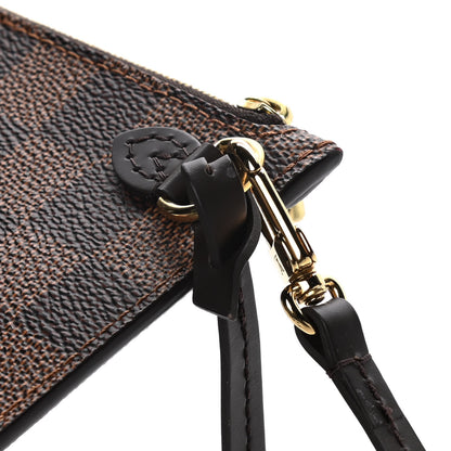 Louis Vuitton Damier Ebene Neverfull MM GM Pochette 10 of 11