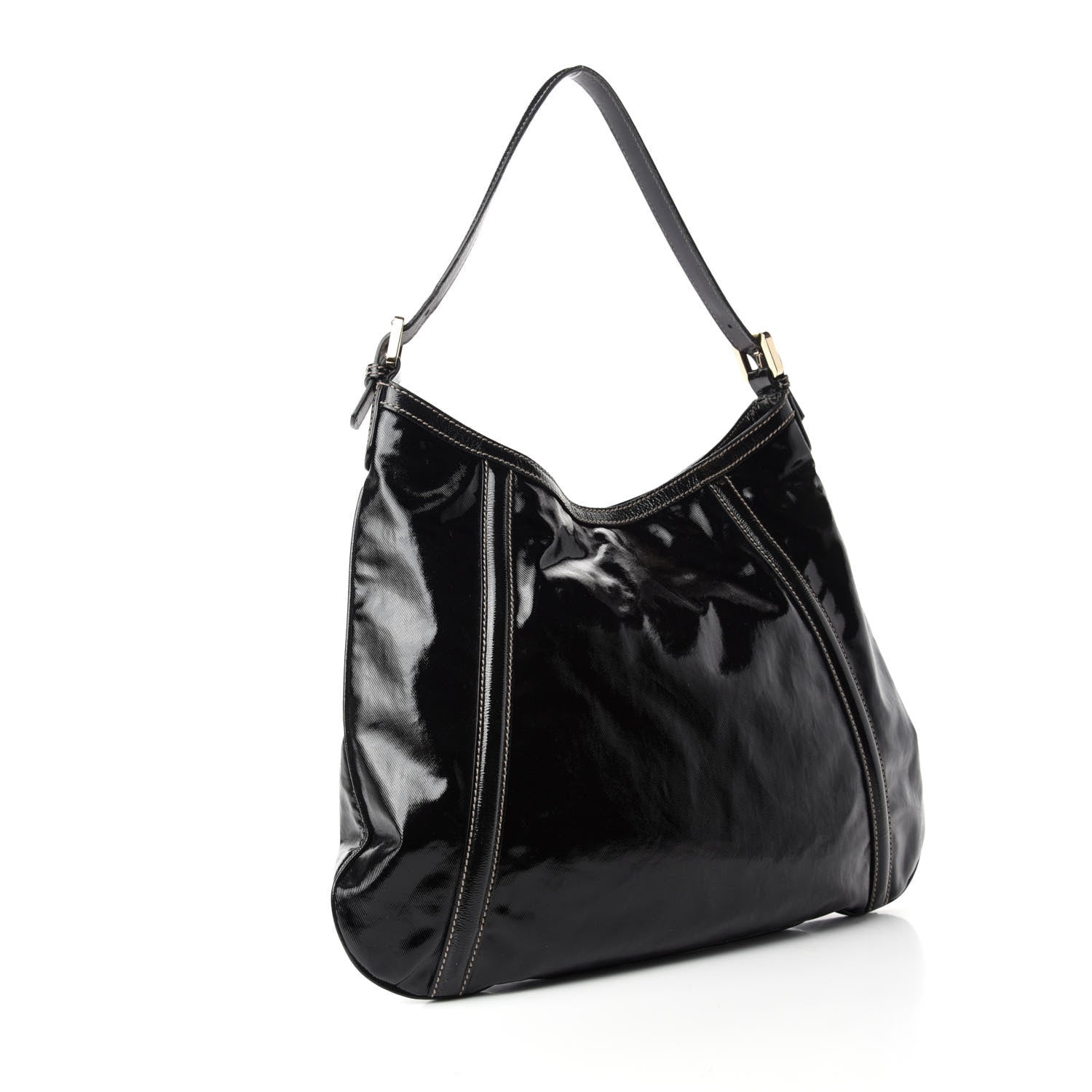 Gucci Dialux Medium Britt Shoulder Bag Black 3 of 10