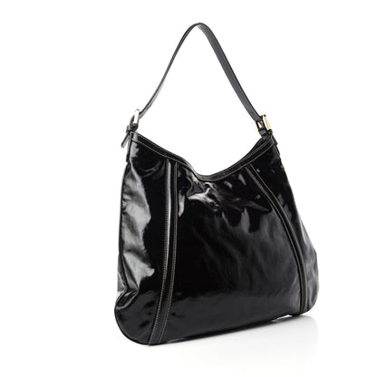 Gucci Dialux Medium Britt Shoulder Bag Black 3 of 10