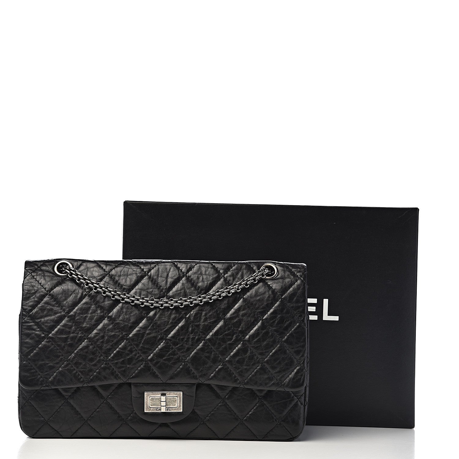 Chanel Aged Calfskin Quilted 2.55 Reissue 227 Flap Black 13 of 13