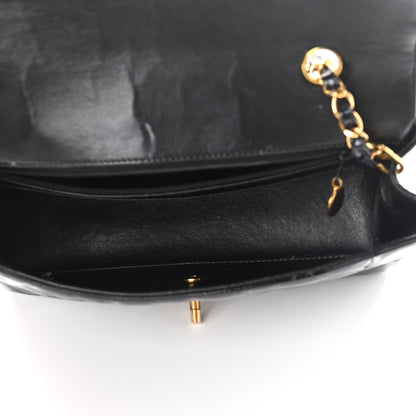 Chanel Patent Quilted Medium Single Flap Bag Black 4 of 22
