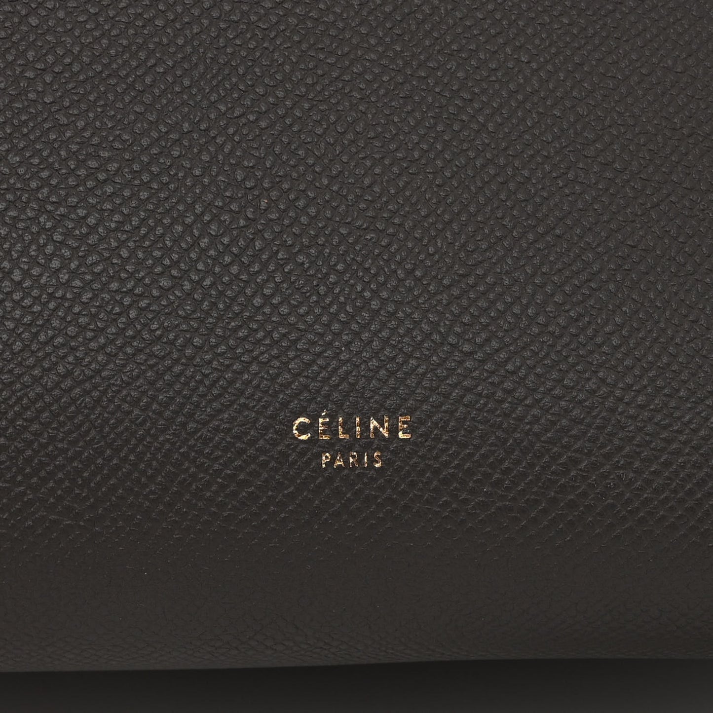 Grained Calfskin Mini Belt Bag Grey