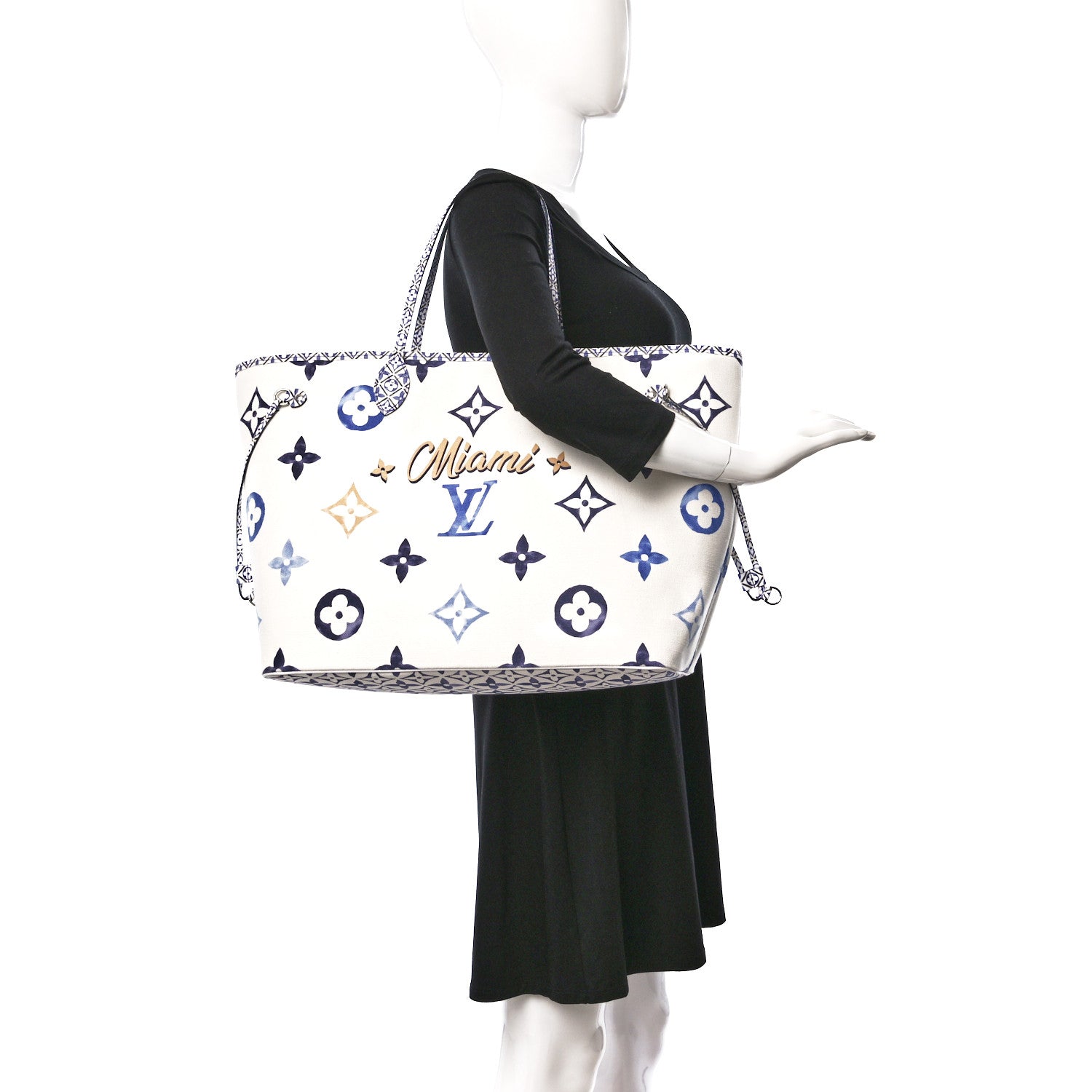 Louis Vuitton Monogram Canvas By The Pool Miami 2.0 Neverfull GM Blue 2 of 9