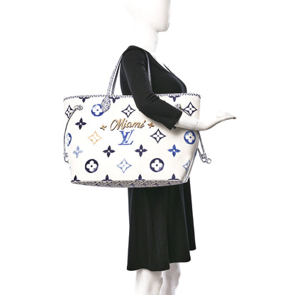 Louis Vuitton Monogram Canvas By The Pool Miami 2.0 Neverfull GM Blue 2 of 9