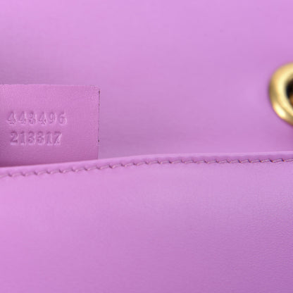 Gucci Calfskin Matelasse Medium GG Marmont Shoulder Bag Candy Mousse 16 of 18