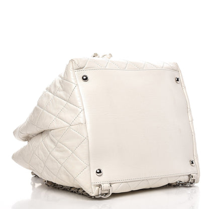 Chanel Lambskin Quilted Beijing Backpack Bag White 4 of 12