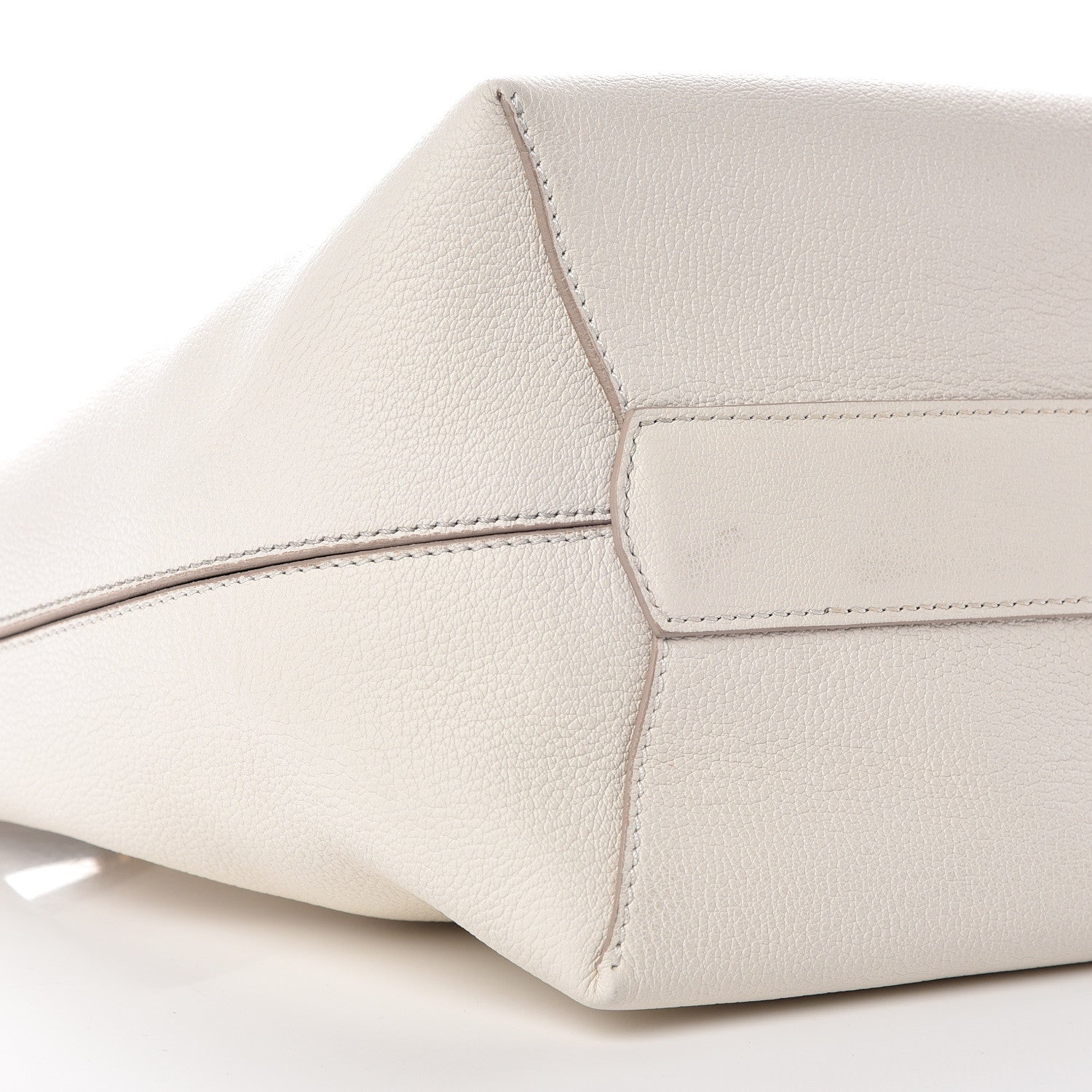 Givenchy Grained Calfskin Medium GV Bucket Bag White 7 of 8