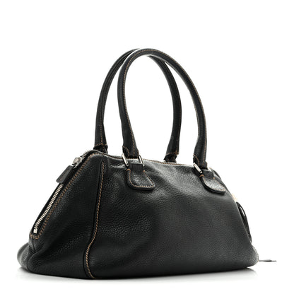 Chanel Calfskin Large Tassel Bowler Black 3 of 18