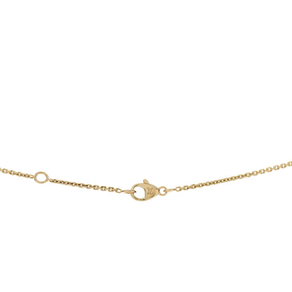 Louis Vuitton 18K Yellow Gold Diamond Idylle Blossom LV Pendant Necklace 5 of 6
