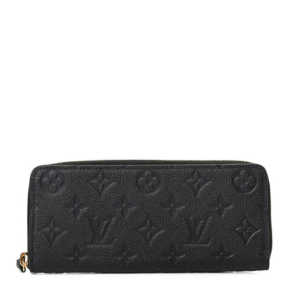 Louis Vuitton Empreinte Clemence Wallet Black 1 of 4